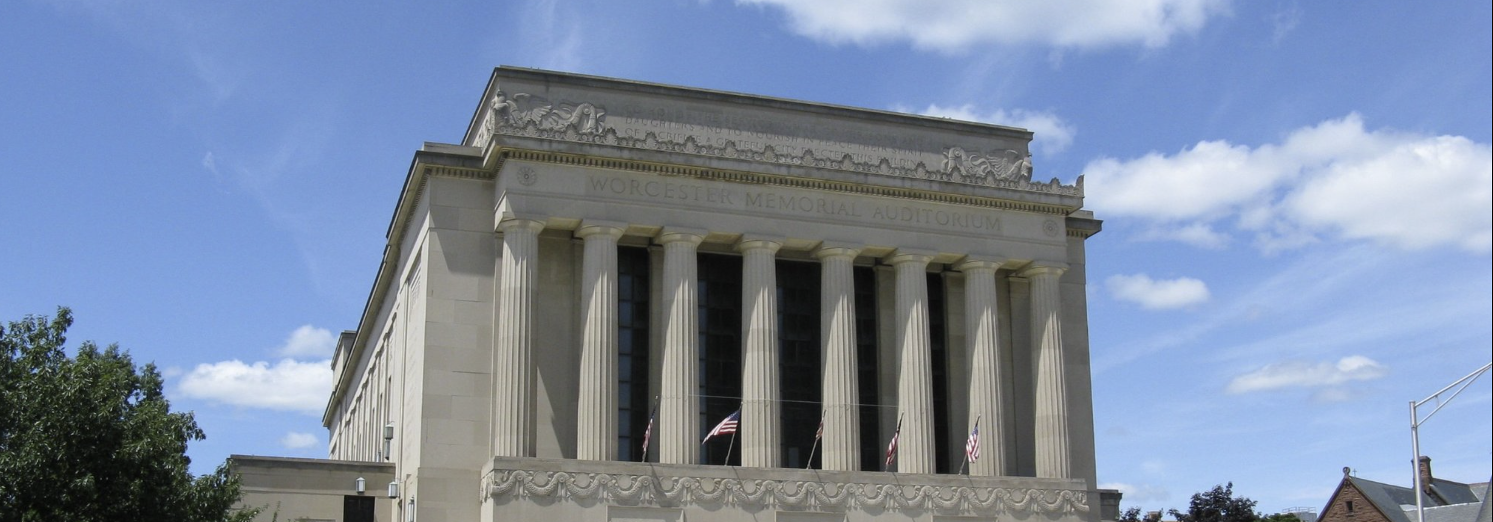 Worcester Memorial Auditorium exterior