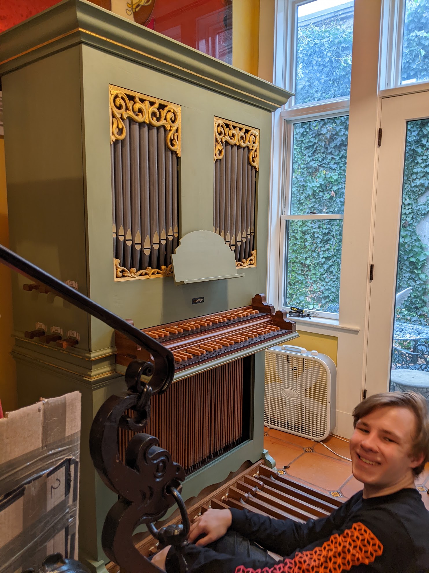 Instrument during assembly